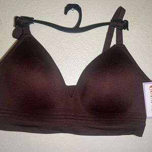 Elegant Brown Wireless Bra